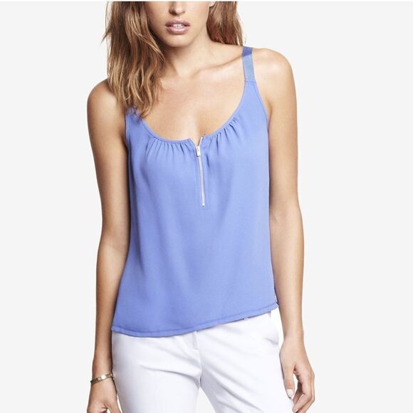 ✨ Express
Women's Blue Zip Front Cami✨ - Picture 1 of 10